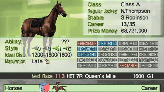 G1 Jockey Wii 2008 Screenshot