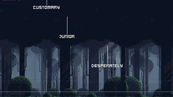 Falling words screenshot 2