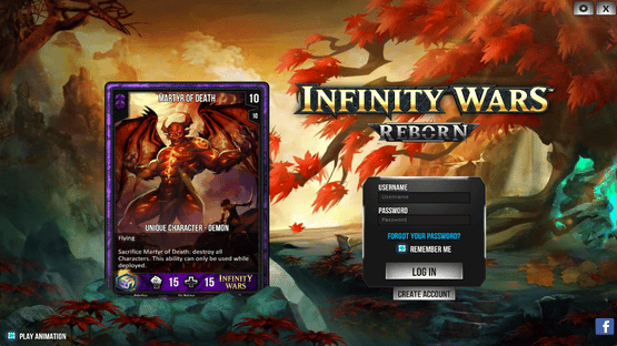 Infinity Wars: Animated Trading Card Game Screenshot