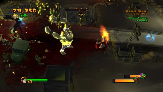 Burn Zombie Burn! gameplay screenshot 1