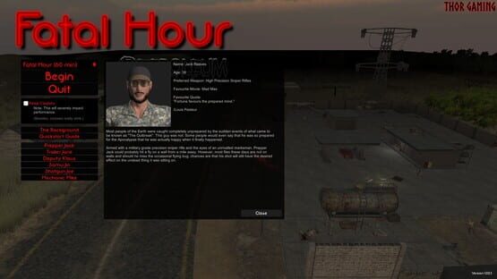Fatal Hour: Petroleum cover