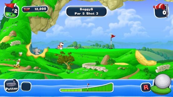 Képernyőkép erről: Worms Crazy Golf