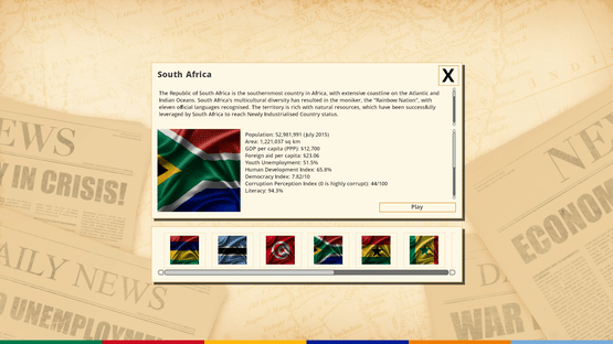 Democracy 3 Africa Screenshot