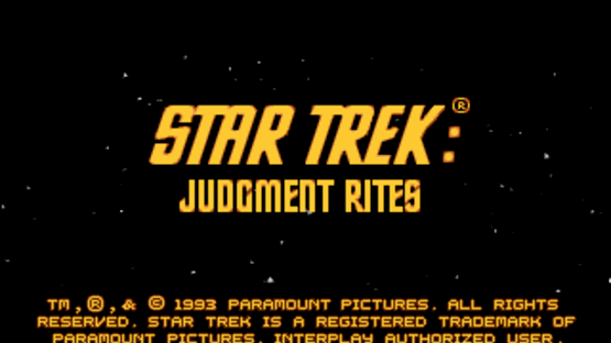 Star Trek: Judgment Rites Screenshot