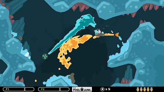 PixelJunk Shooter Screenshot