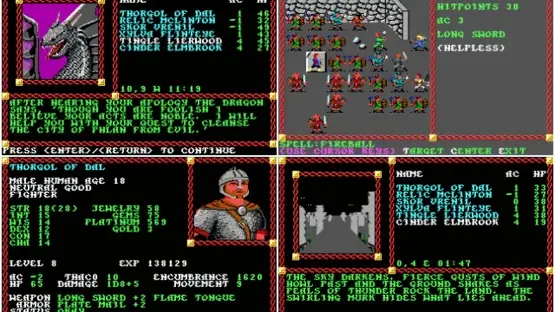 Advanced Dungeons & Dragons: Pool of Radiance screenshot 1