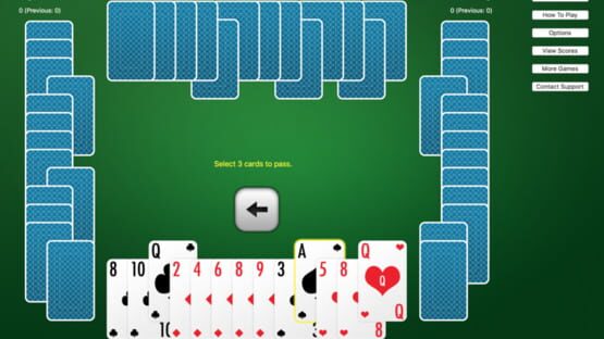 Hearts Cards screenshot