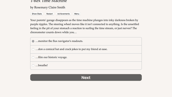 T-Rex Time Machine Screenshot