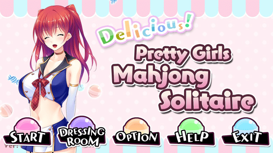 Delicious! Pretty Girls Mahjong Solitaire Screenshot