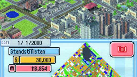 SimCity DS Screenshot