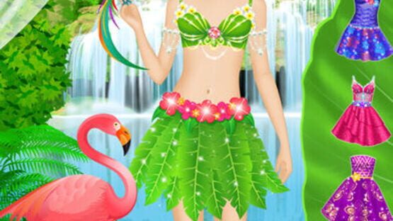 Tropical Princess - Makeup and Dressup Salon Game screenshot