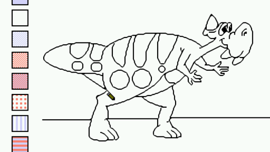 Color a Dinosaur Screenshot