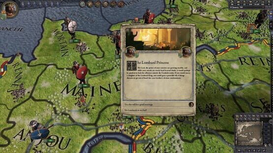 Képernyőkép erről: Crusader Kings II: Charlemagne