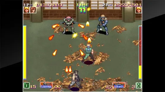 ACA Neo Geo: Shock Troopers gameplay screenshot 2