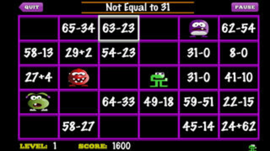 Number Munchers Screenshot