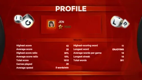 Boggle screenshot 2