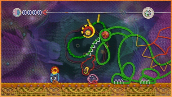 Kirby's Epic Yarn Screenshot