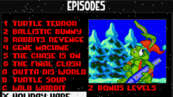 Jazz Jackrabbit: Holiday Hare 1995 Screenshot