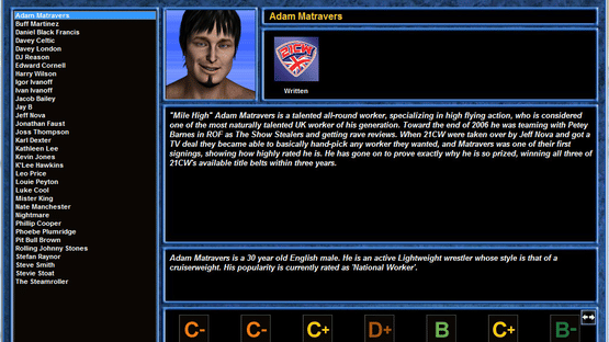 Total Extreme Wrestling 2010 Screenshot