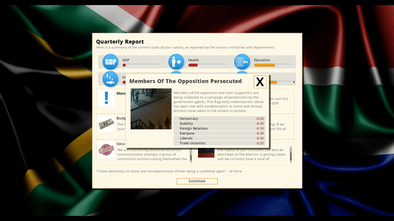 Democracy 3 Africa Screenshot