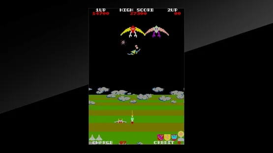 Arcade Archives: Exerion gameplay screenshot 1