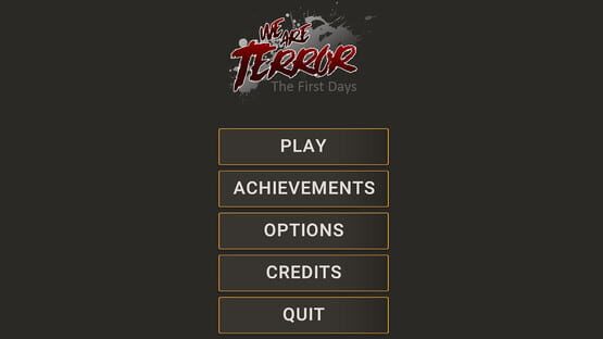 We Are Terror: The First Days cover