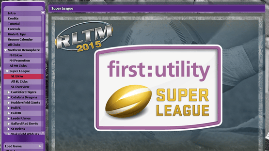 Rugby League Team Manager 2015 Screenshot