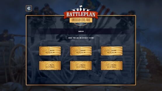 Képernyőkép erről: Battleplan: American Civil War