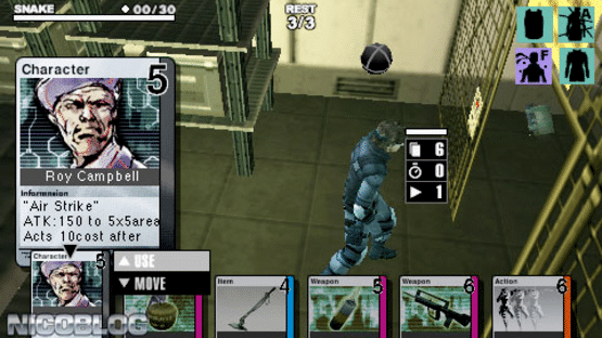 Metal Gear Acid Screenshot