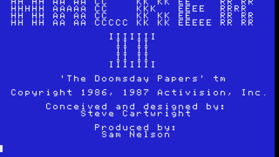 Hacker II: The Doomsday Papers Screenshot