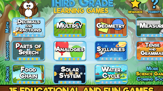 Third Grade Learning Games Screenshot