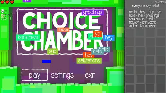 Képernyőkép erről: Choice Chamber