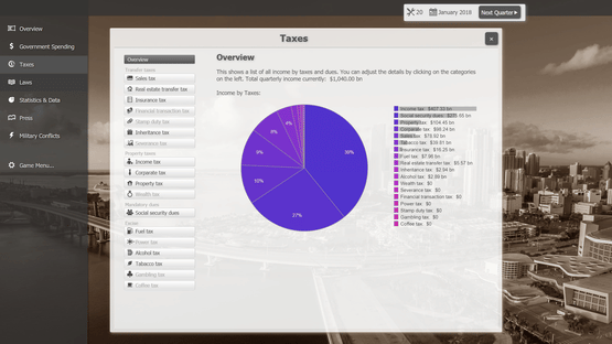 Government Simulator Screenshot