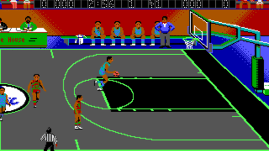 Magic Johnson's Basketball Screenshot