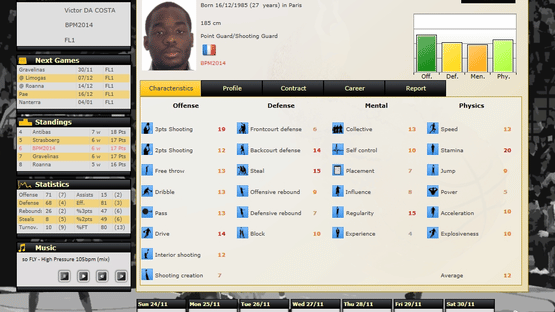 Basketball Pro Management 2014 Screenshot