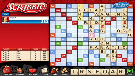 Scrabble Screenshot