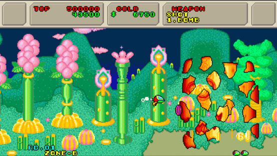 3D Fantasy Zone II W Screenshot