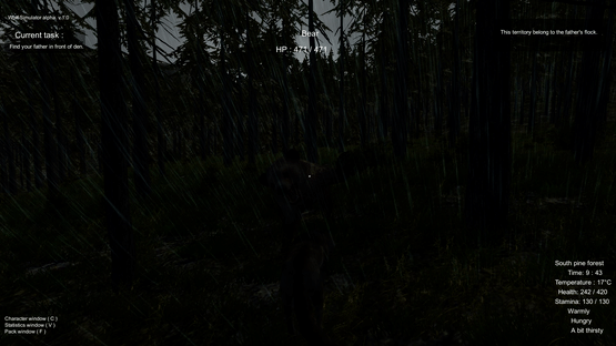 Wolf Simulator Screenshot