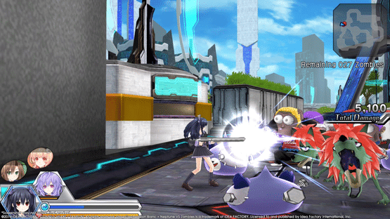 Megatagmension Blanc + Neptune VS Zombies Screenshot