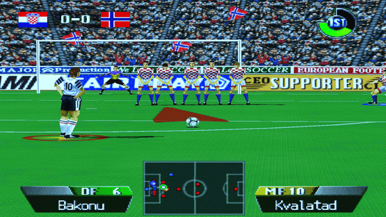 International Superstar Soccer 64 Screenshot