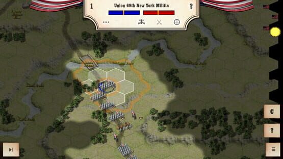Képernyőkép erről: Civil War: Bull Run 1861