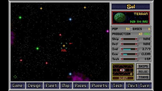 Képernyőkép erről: Master of Orion