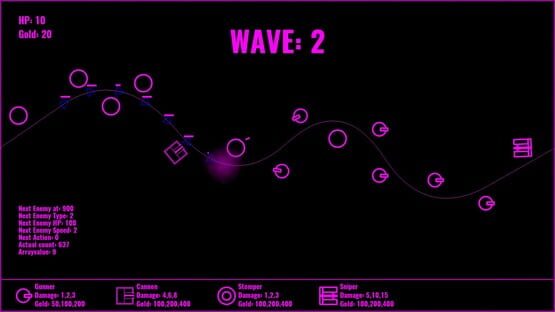Neon Defense 1 : Pink Power screenshot 3