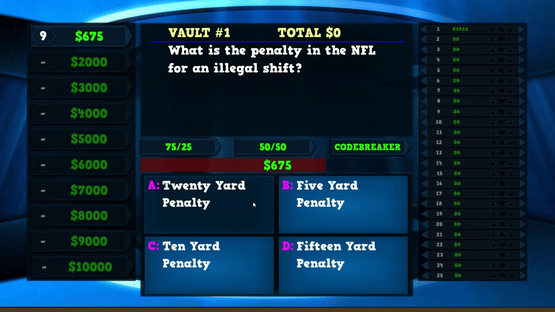 Trivia Vault Football Trivia Screenshot