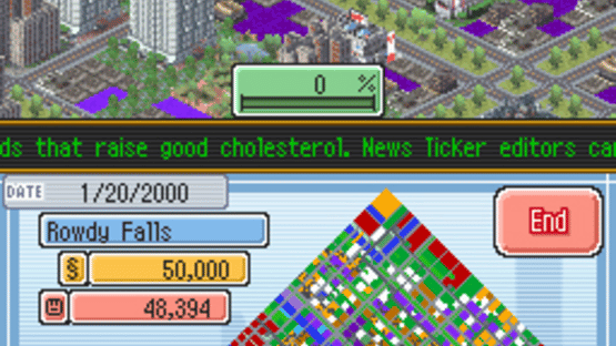 SimCity DS Screenshot