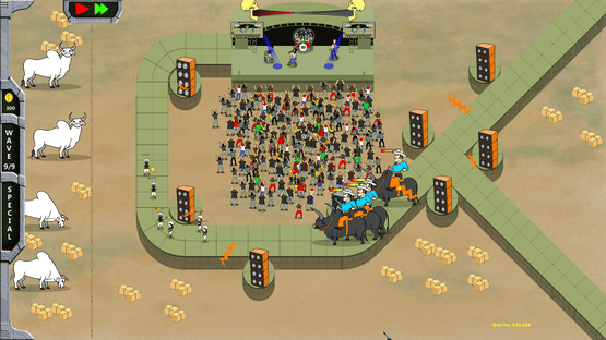 Rock 'N' Roll Defense Screenshot