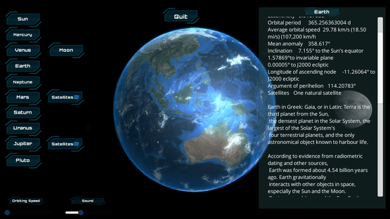 Solar System Screenshot