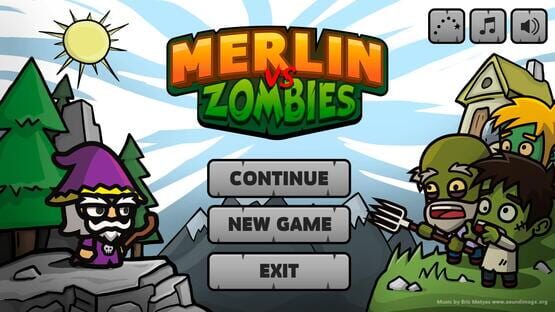 Merlin vs Zombies cover