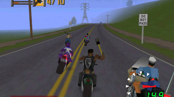 Road Rash 64 Screenshot