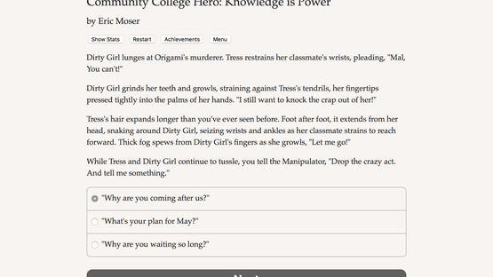 Community College Hero: Knowledge is Power Screenshot